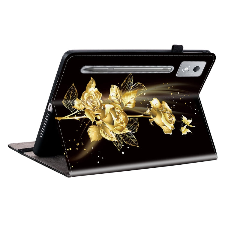For Lenovo Tab P12 12.7 2025 Crystal Texture Painted Leather Tablet Case