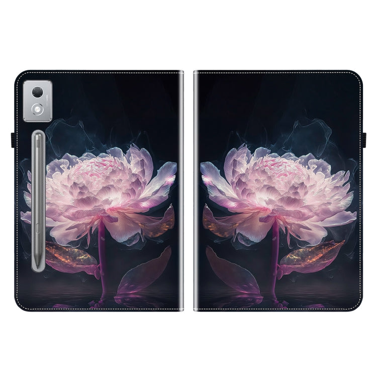 For Lenovo Tab P12 12.7 2025 Crystal Texture Painted Leather Tablet Case