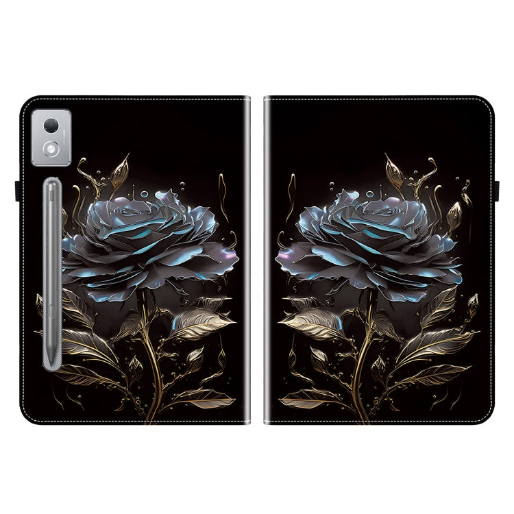 For Lenovo Tab P12 12.7 2025 Crystal Texture Painted Leather Tablet Case