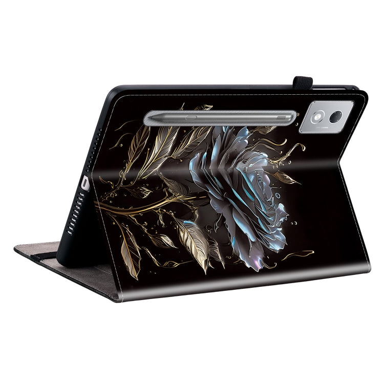 For Lenovo Tab P12 12.7 2025 Crystal Texture Painted Leather Tablet Case