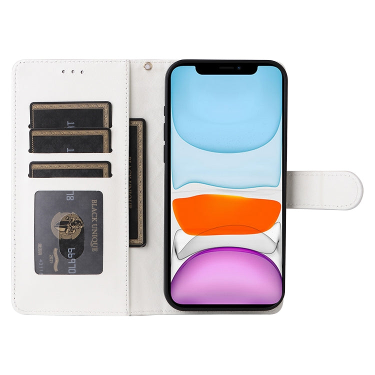 For iPhone 11 Diamond Lattice Leather Flip Phone Case
