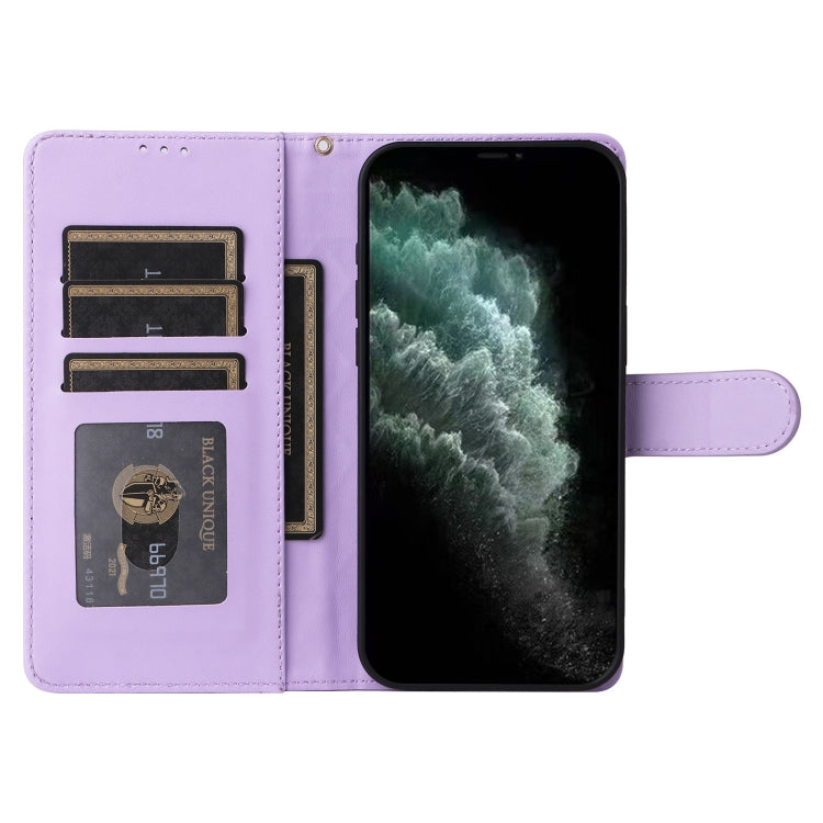 For iPhone 11 Pro Diamond Lattice Leather Flip Phone Case