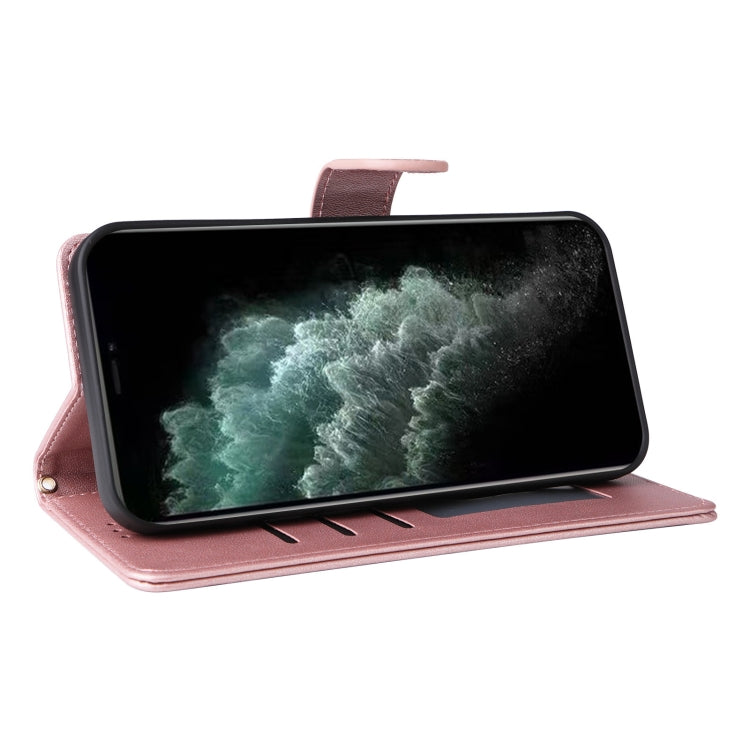 For iPhone 11 Pro Diamond Lattice Leather Flip Phone Case