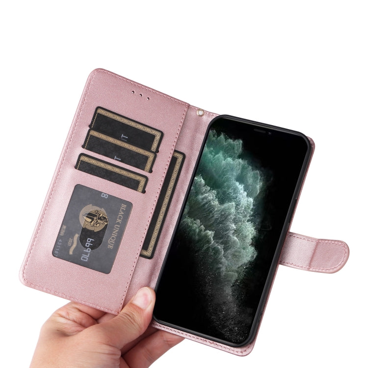 For iPhone 11 Pro Diamond Lattice Leather Flip Phone Case