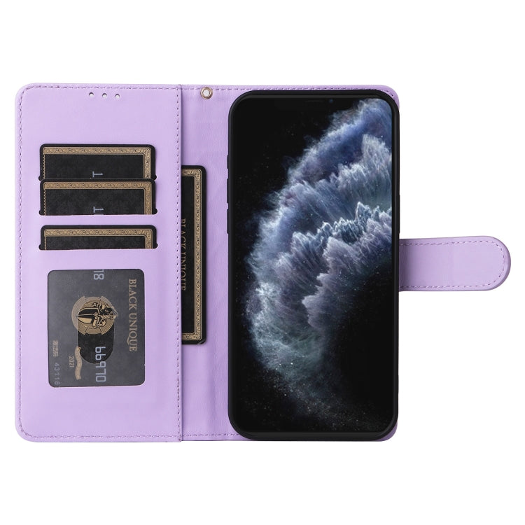 For iPhone 11 Pro Max Diamond Lattice Leather Flip Phone Case
