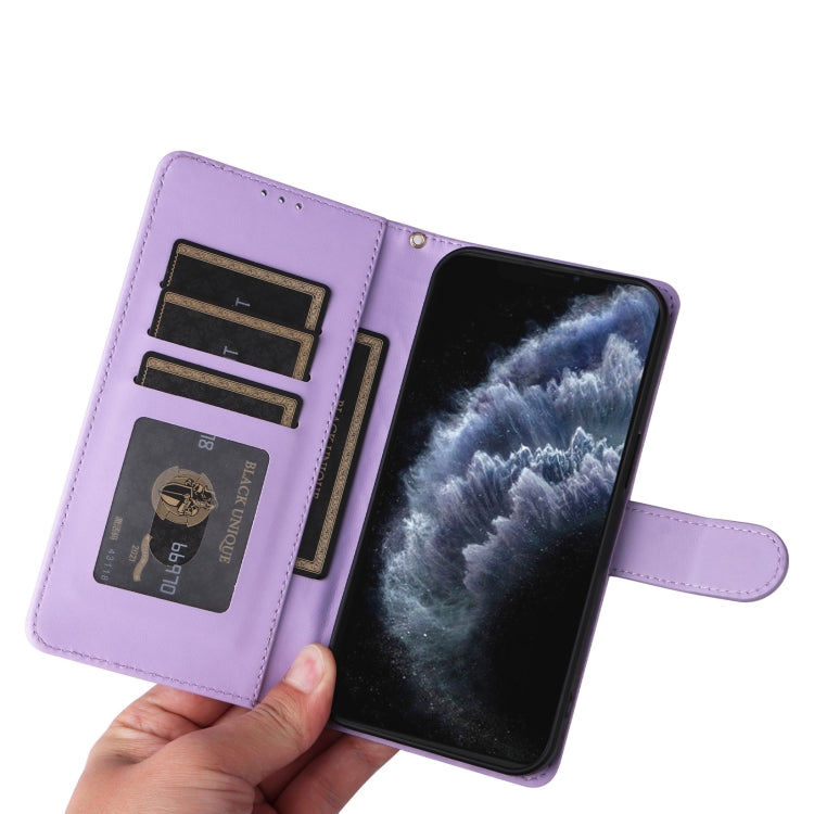For iPhone 11 Pro Max Diamond Lattice Leather Flip Phone Case