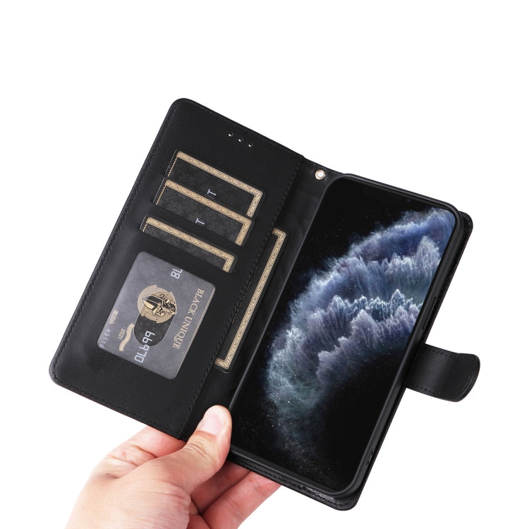 For iPhone 11 Pro Max Diamond Lattice Leather Flip Phone Case
