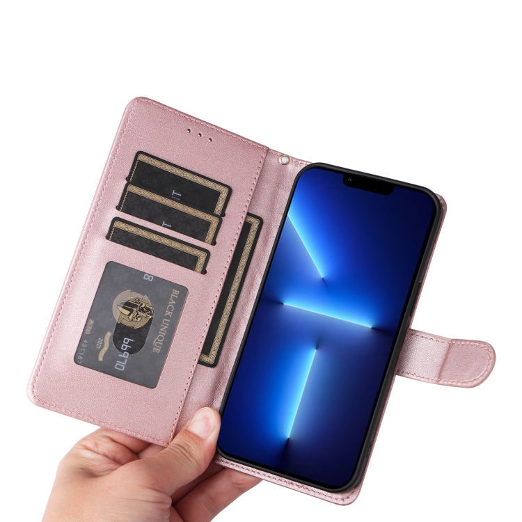 For iPhone 13 Pro Max Diamond Lattice Leather Flip Phone Case