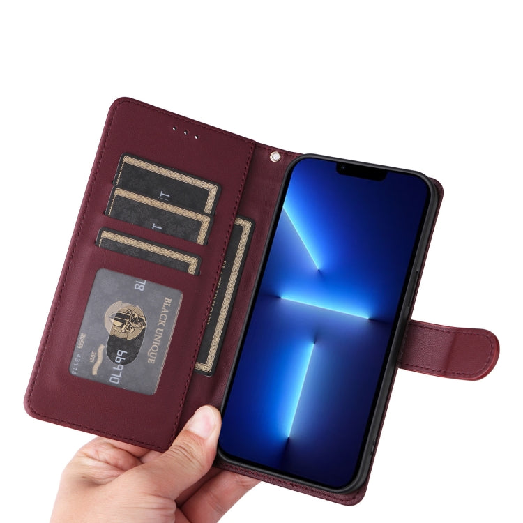 For iPhone 13 Pro Max Diamond Lattice Leather Flip Phone Case