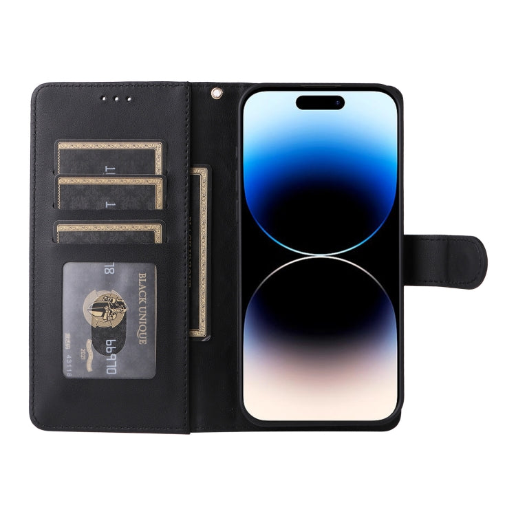 For iPhone 14 Pro Diamond Lattice Leather Flip Phone Case