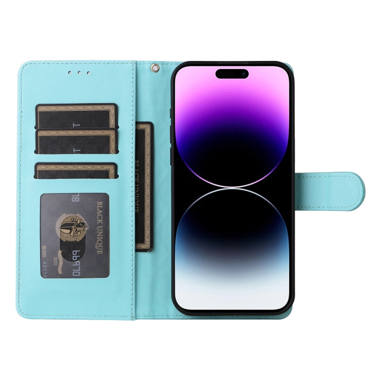 For iPhone 14 Pro Max Diamond Lattice Leather Flip Phone Case