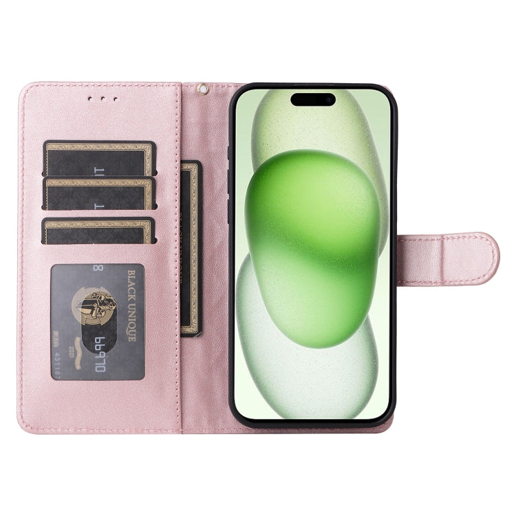 For iPhone 15 Plus Diamond Lattice Leather Flip Phone Case