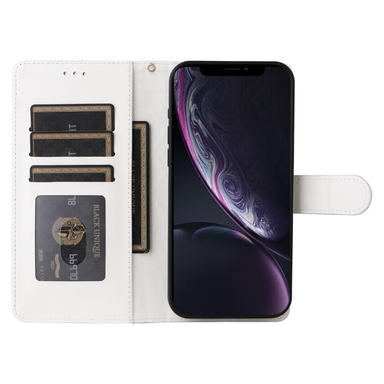 For iPhone XR Diamond Lattice Leather Flip Phone Case