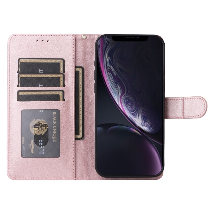 For iPhone XR Diamond Lattice Leather Flip Phone Case