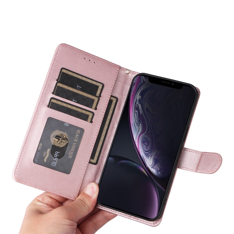 For iPhone XR Diamond Lattice Leather Flip Phone Case