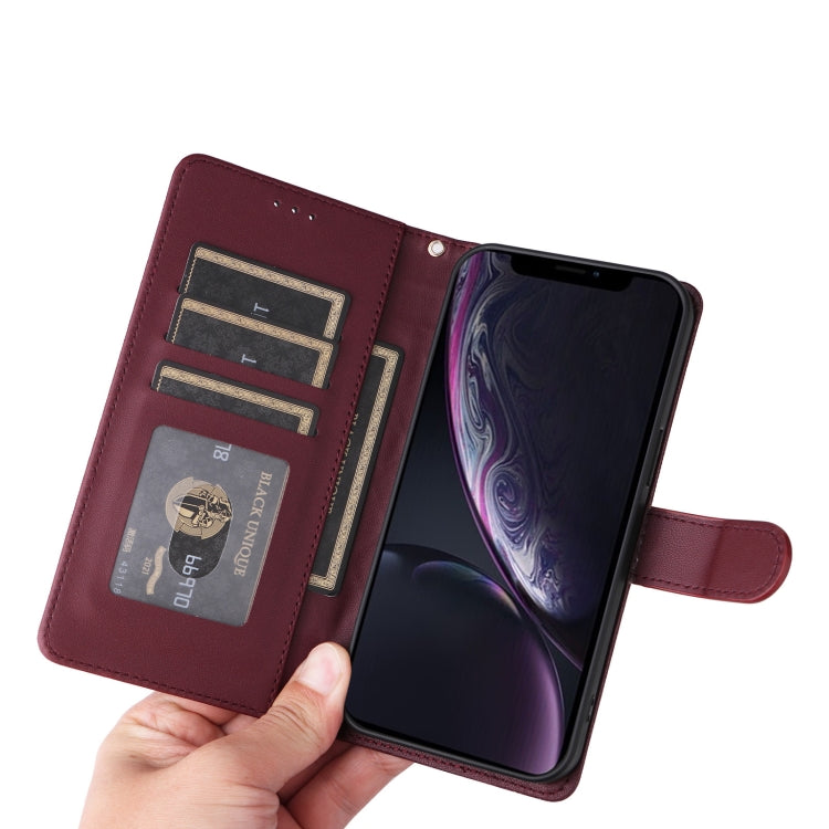 For iPhone XR Diamond Lattice Leather Flip Phone Case