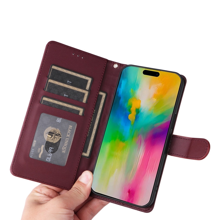 For iPhone 16 Pro Max Diamond Lattice Leather Flip Phone Case