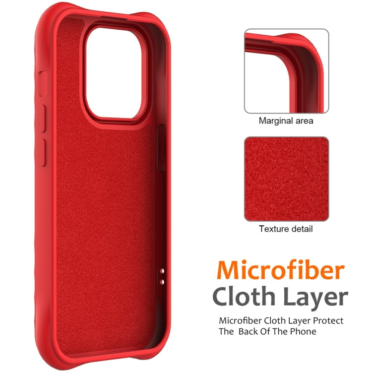 For iPhone 14 Pro Wave Texture MagSafe Magnetic Liquid Silicone Phone Case