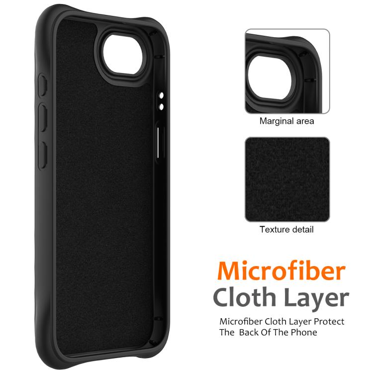 For iPhone 17e / 16e Wave Texture MagSafe Magnetic Liquid Silicone Phone Case