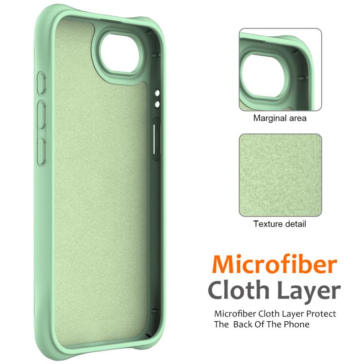 For iPhone 17e / 16e Wave Texture MagSafe Magnetic Liquid Silicone Phone Case