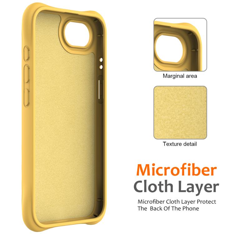 For iPhone 17e / 16e Wave Texture MagSafe Magnetic Liquid Silicone Phone Case