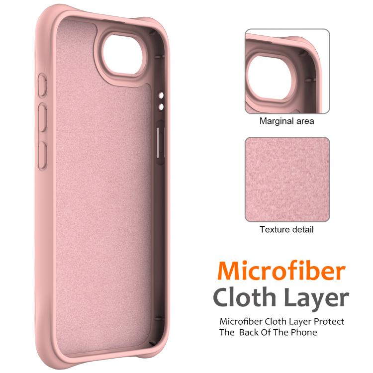 For iPhone 17e / 16e Wave Texture MagSafe Magnetic Liquid Silicone Phone Case