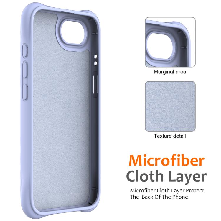 For iPhone 17e / 16e Wave Texture MagSafe Magnetic Liquid Silicone Phone Case