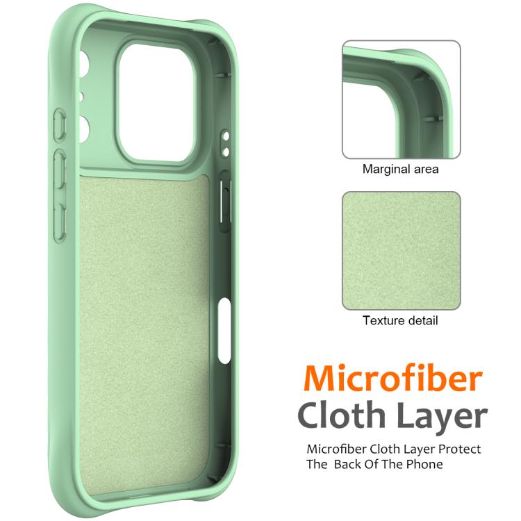 For iPhone 17 Pro Max Wave Texture MagSafe Magnetic Liquid Silicone Phone Case