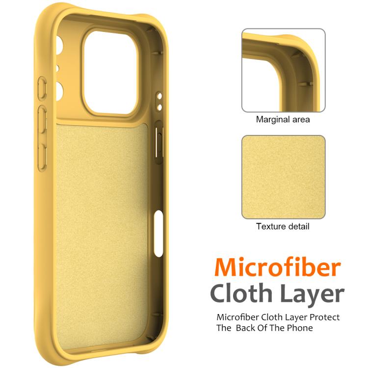 For iPhone 17 Pro Max Wave Texture MagSafe Magnetic Liquid Silicone Phone Case