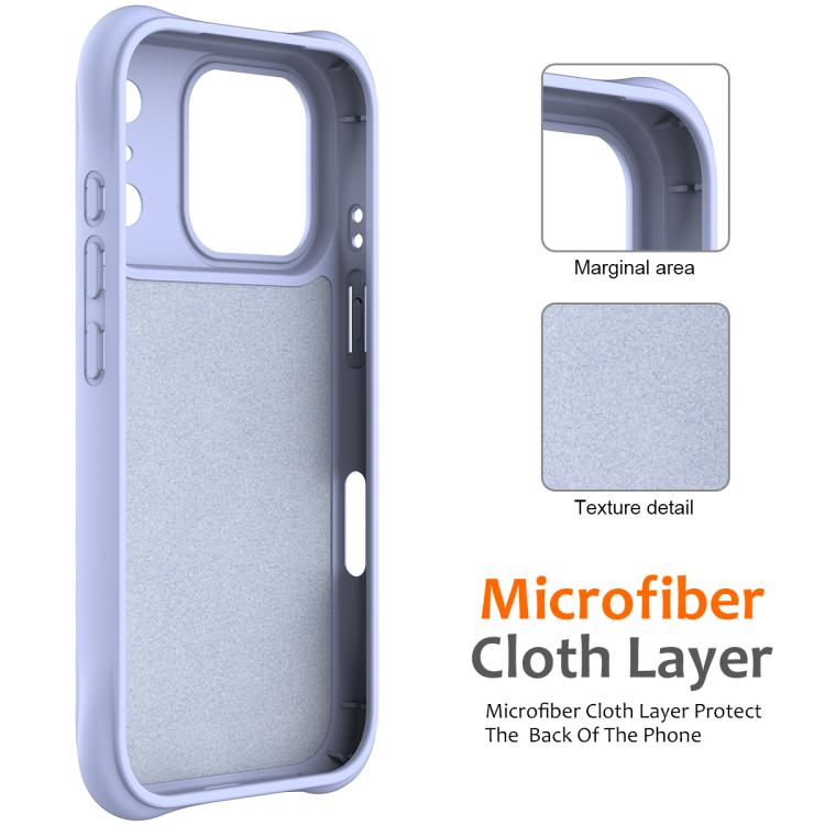 For iPhone 17 Pro Max Wave Texture MagSafe Magnetic Liquid Silicone Phone Case