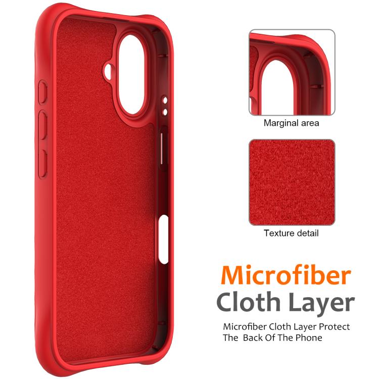 For iPhone 17 Wave Texture MagSafe Magnetic Liquid Silicone Phone Case