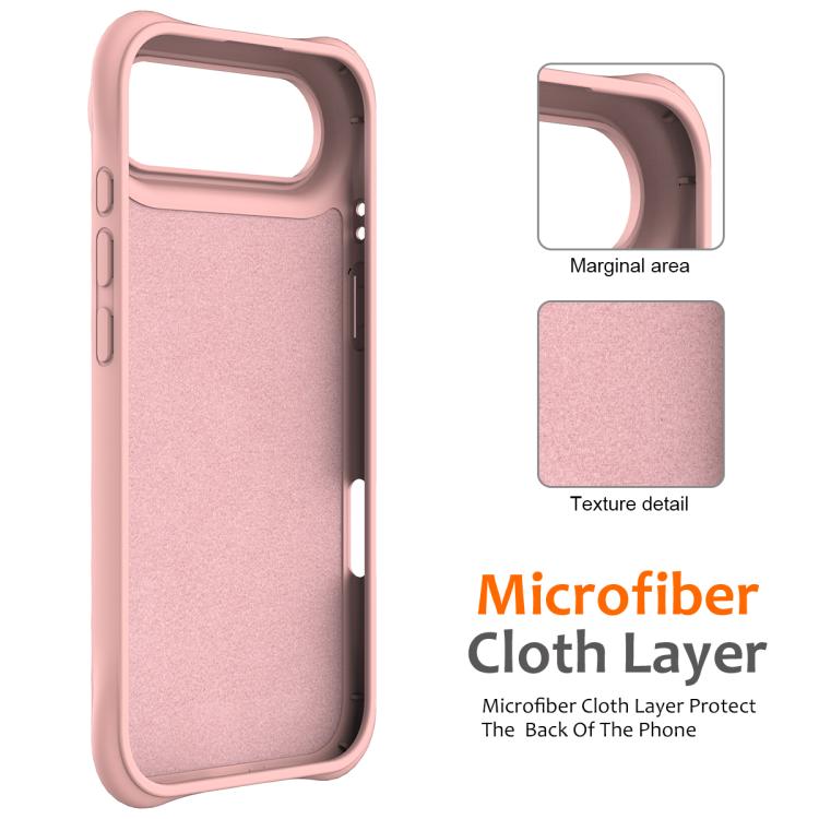 For iPhone Air Wave Texture MagSafe Magnetic Liquid Silicone Phone Case
