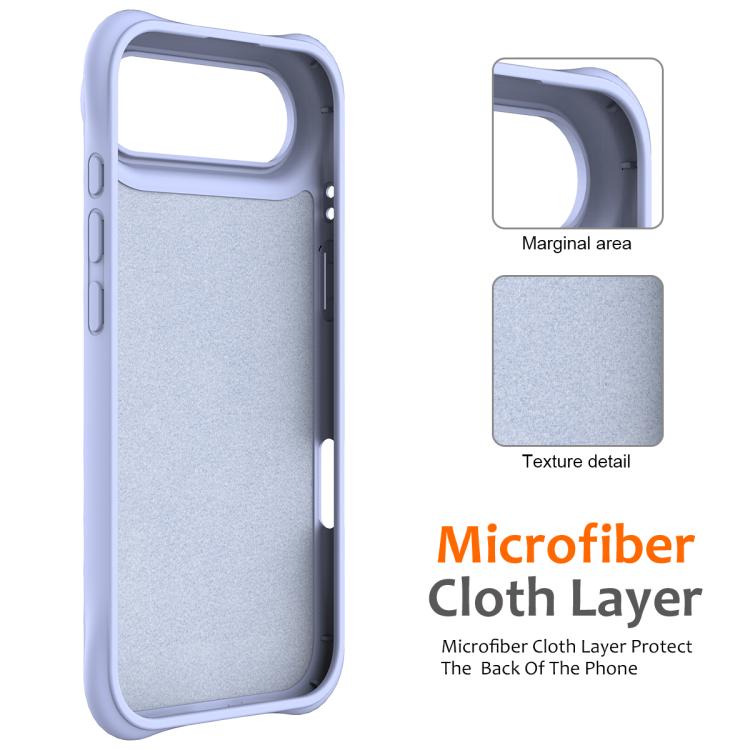 For iPhone Air Wave Texture MagSafe Magnetic Liquid Silicone Phone Case