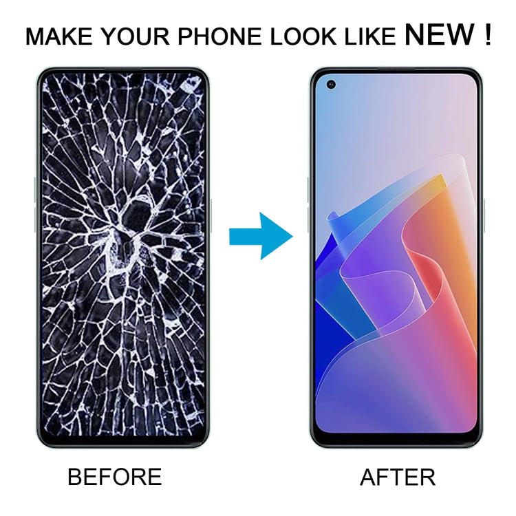 For OPPO Reno8 Z 5G Original AMOLED LCD Screen Digitizer Full Assembly with Frame