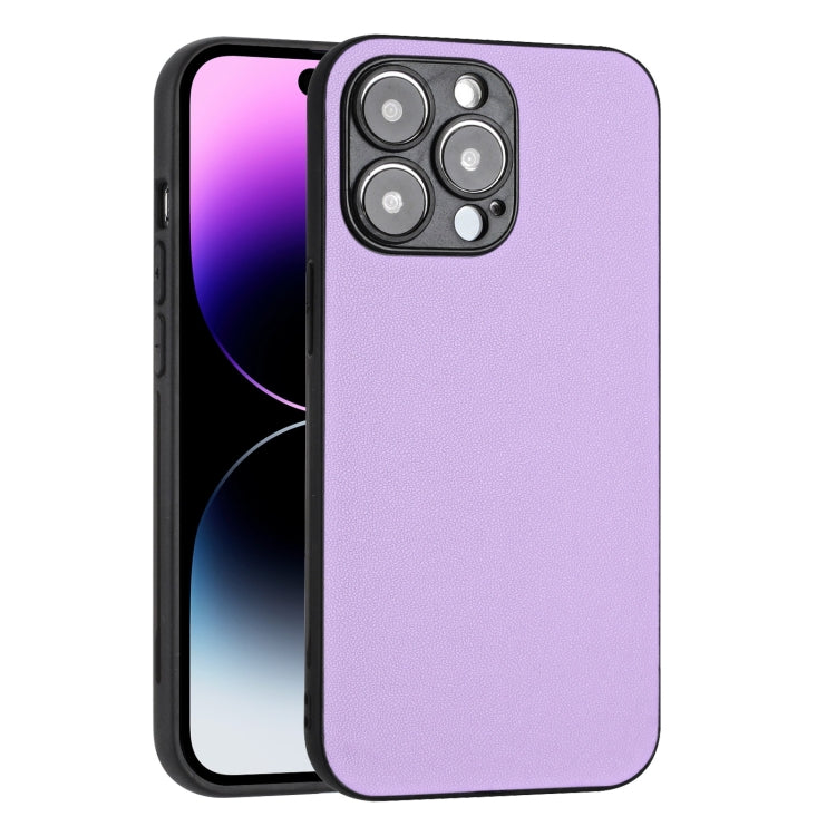 For iPhone 15 Pro R20 Leather Pattern Phone Single Case