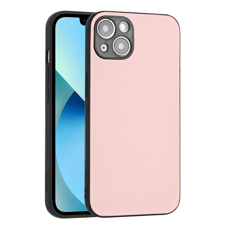 For iPhone 15 Plus R20 Leather Pattern Phone Single Case