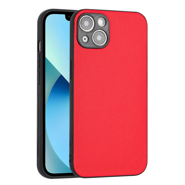 For iPhone 15 Plus R20 Leather Pattern Phone Single Case