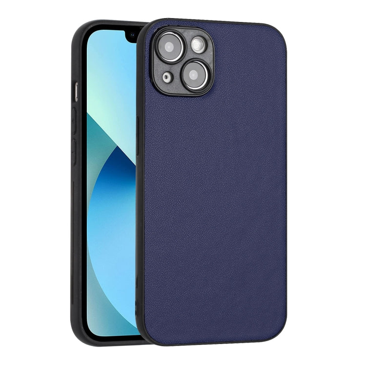 For iPhone 14 Plus R20 Leather Pattern Phone Single Case