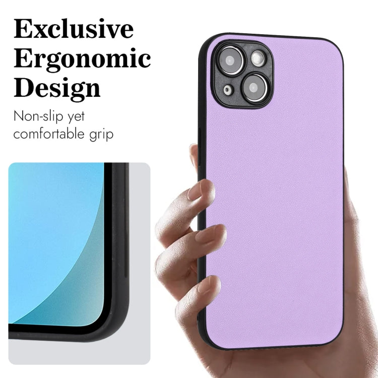For iPhone 14 Plus R20 Leather Pattern Phone Single Case