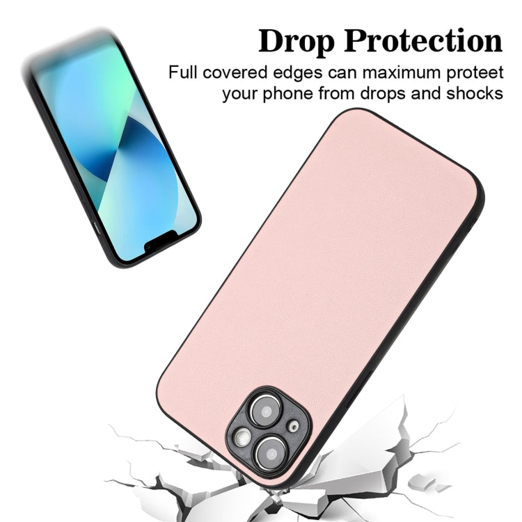 For iPhone 14 Plus R20 Leather Pattern Phone Single Case