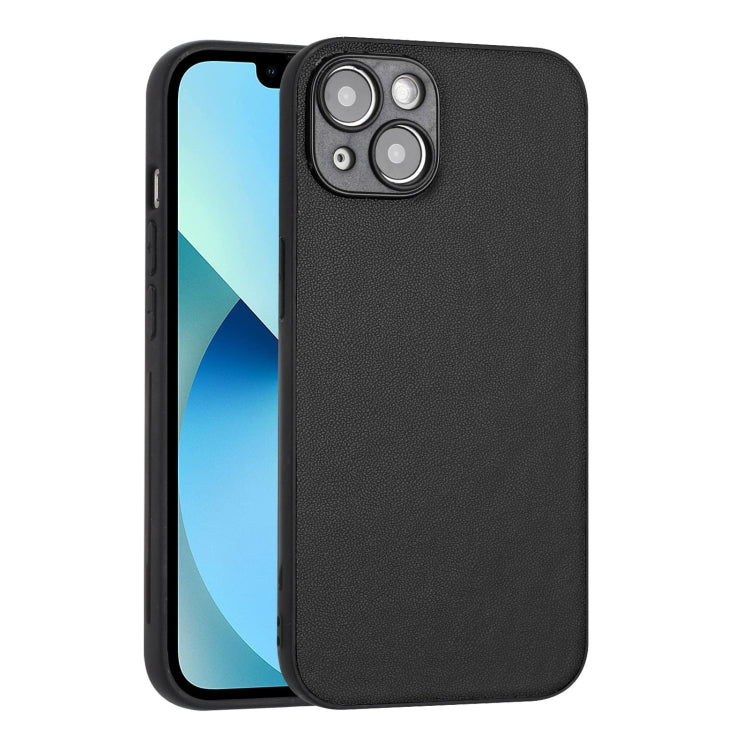 For iPhone 14 Plus R20 Leather Pattern Phone Single Case