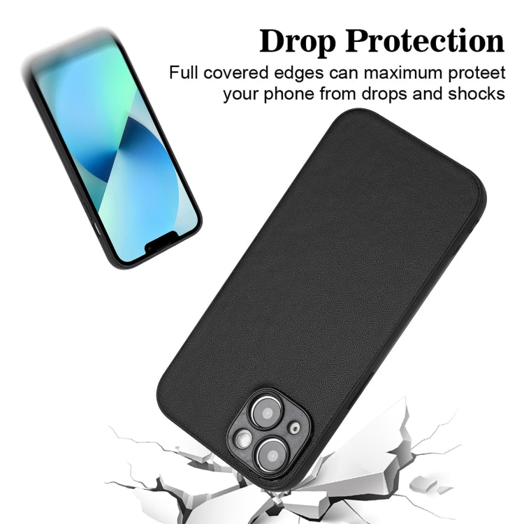 For iPhone 14 Plus R20 Leather Pattern Phone Single Case