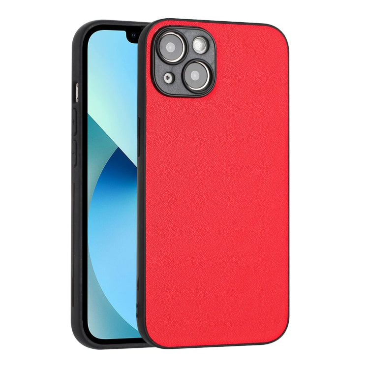 For iPhone 14 Plus R20 Leather Pattern Phone Single Case