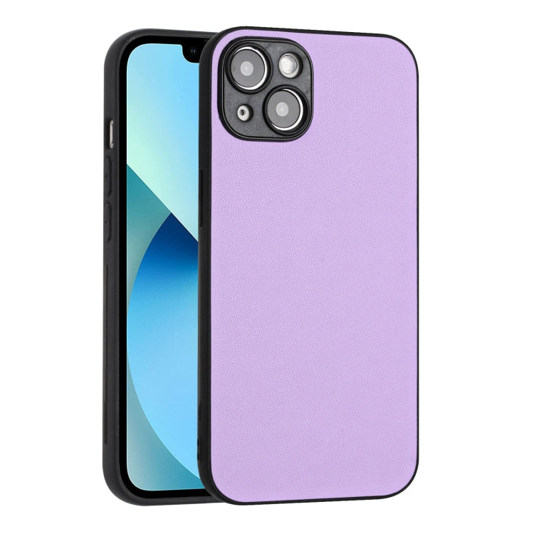 For iPhone 14 R20 Leather Pattern Phone Single Case