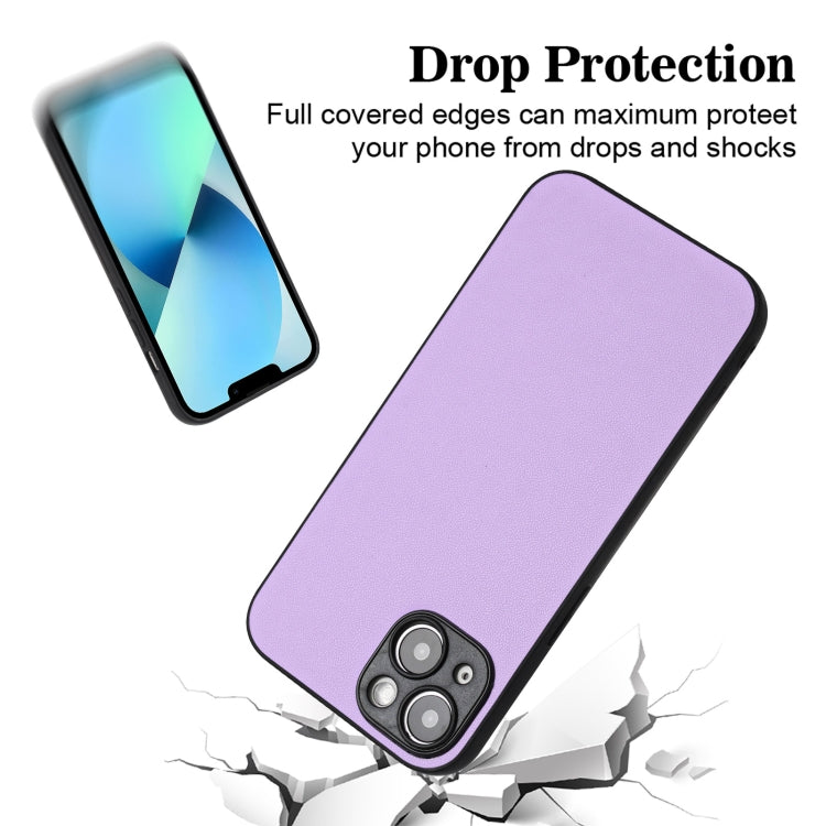 For iPhone 14 R20 Leather Pattern Phone Single Case