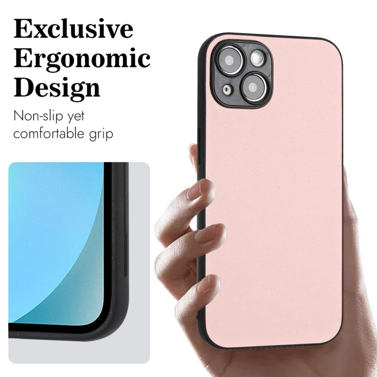 For iPhone 14 R20 Leather Pattern Phone Single Case