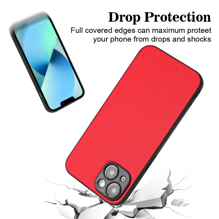 For iPhone 14 R20 Leather Pattern Phone Single Case