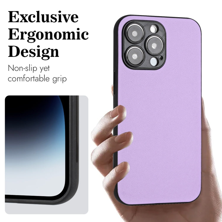 For iPhone 13 Pro R20 Leather Pattern Phone Single Case