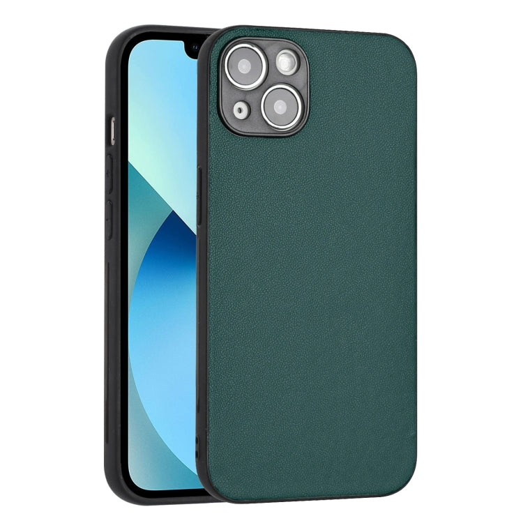 For iPhone 13 mini R20 Leather Pattern Phone Single Case