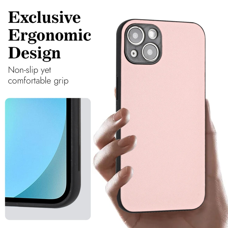 For iPhone 13 mini R20 Leather Pattern Phone Single Case